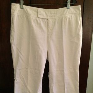 White Crop Pants